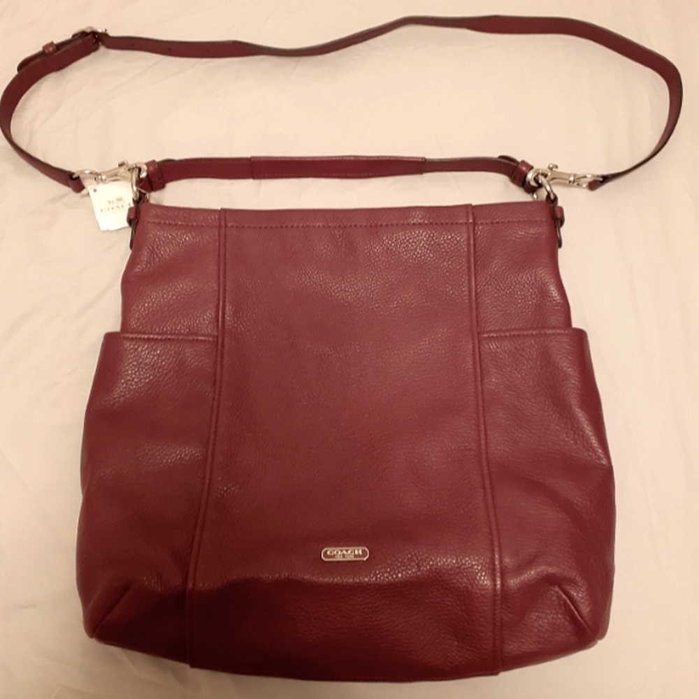 "Authentic" Coach Park Leather Hobo